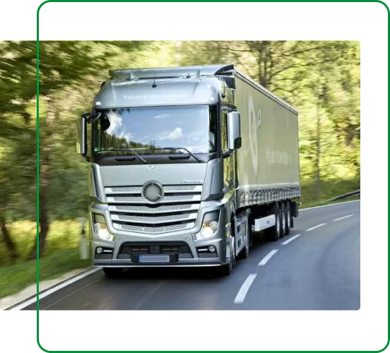 truck on roude