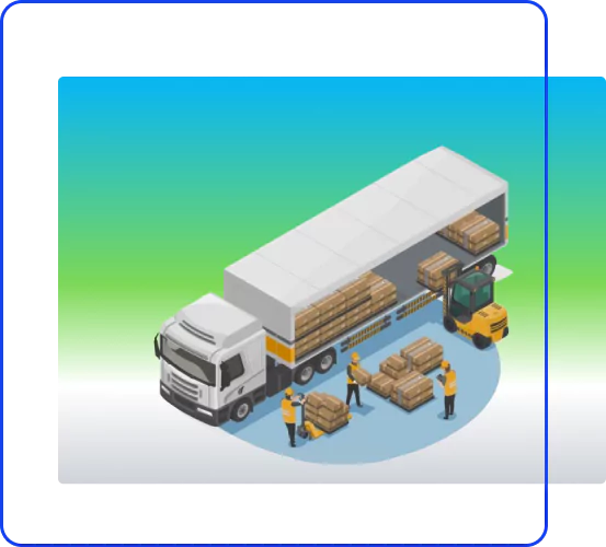 truck on roude